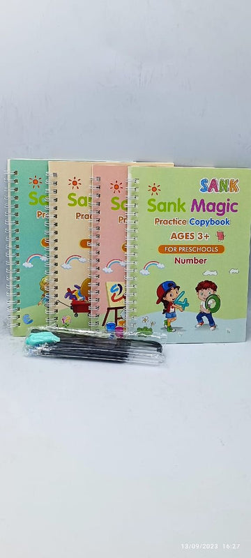Magic Book – Reusable Learning & Writing Book for Kids | كتاب سحري للتعلم والكتابة